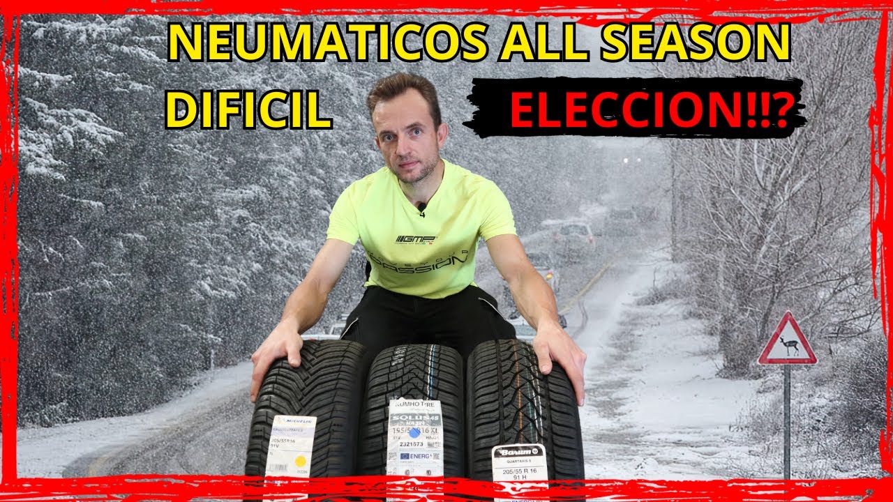 🚨COMPARATIVA DE NEUMATICOS ALL SEASON: MICHELIN CLOSS CLIMATE2 | KUMHO HA32+ | BARUM QUART5 🧐