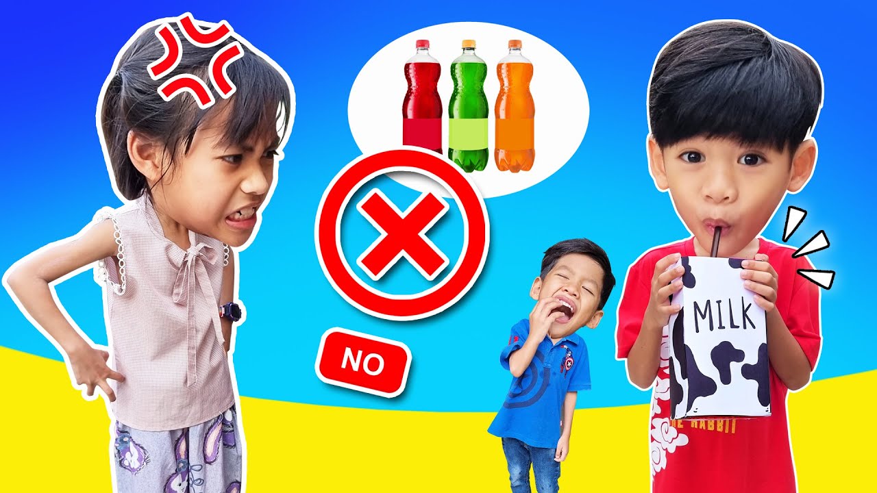 น้องชายจอมป่วน แอบกินน้ำอัดลมของพี่ เอาขนมพี่มาใส่ในกล่องนมยักษ์ I หนูดีมาแล้วจ้า