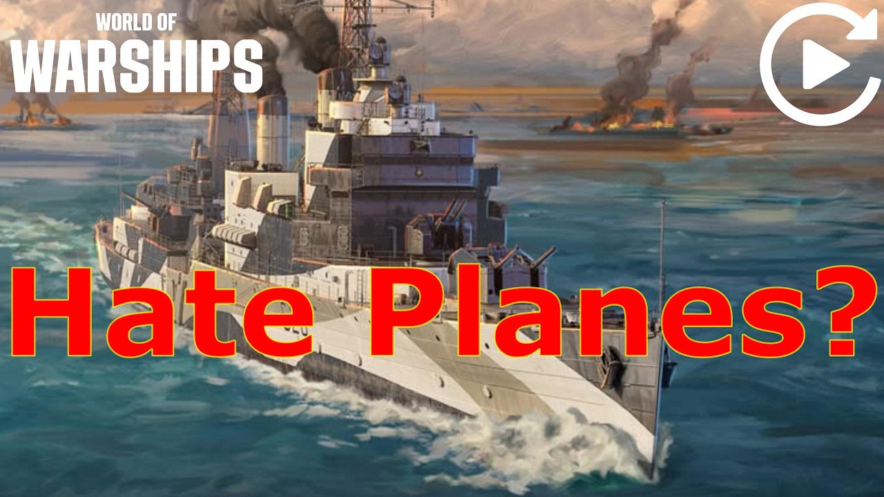 World of Warships - Ненавидите самолеты? Вам это ОЧЕНЬ понравится!