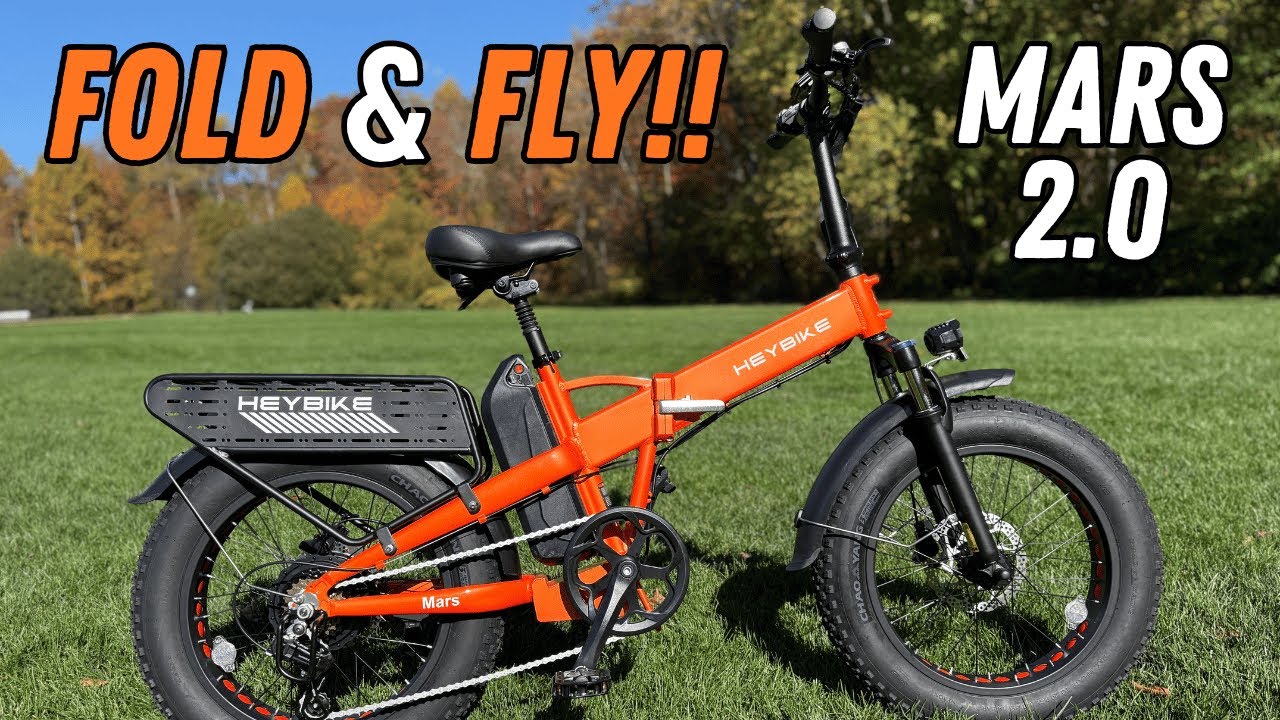 A Cheap Way to Fold & Fly | Heybike Mars 2.0 Ebike Review