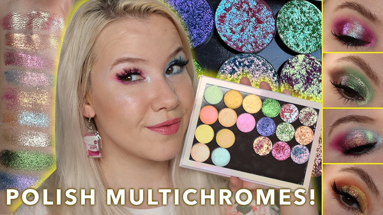Glam Shop Multichrome eyeshadows | Swatches, comparisons & 4 looks