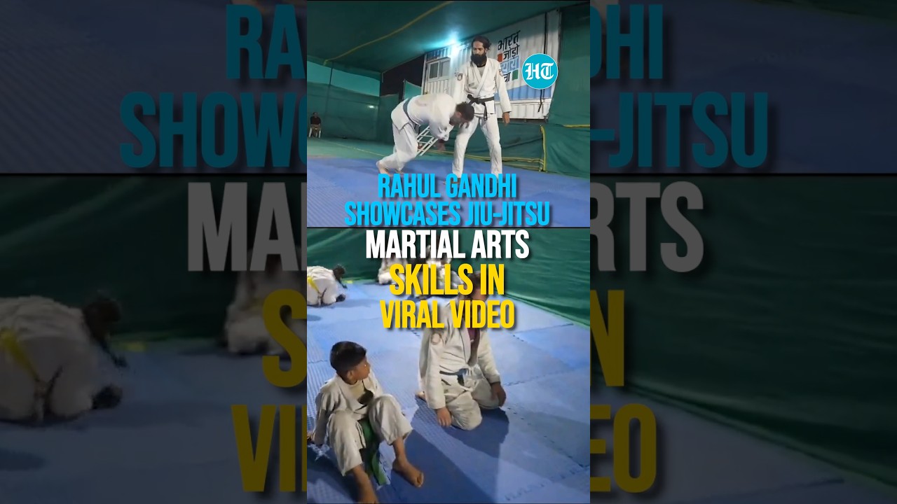 Rahul Gandhi Showcases Jiu-Jitsu Martial Arts Skills In Viral Video