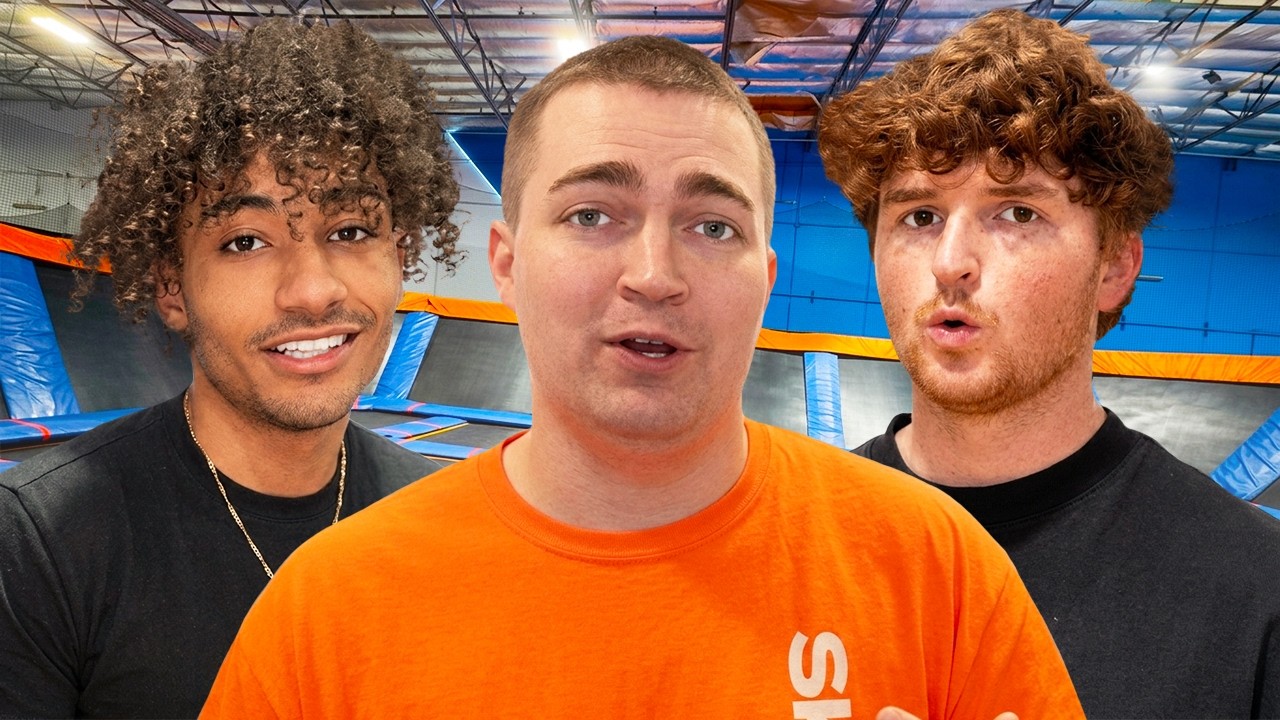 I Invited Caylus & Foltyn to My Trampoline Park!