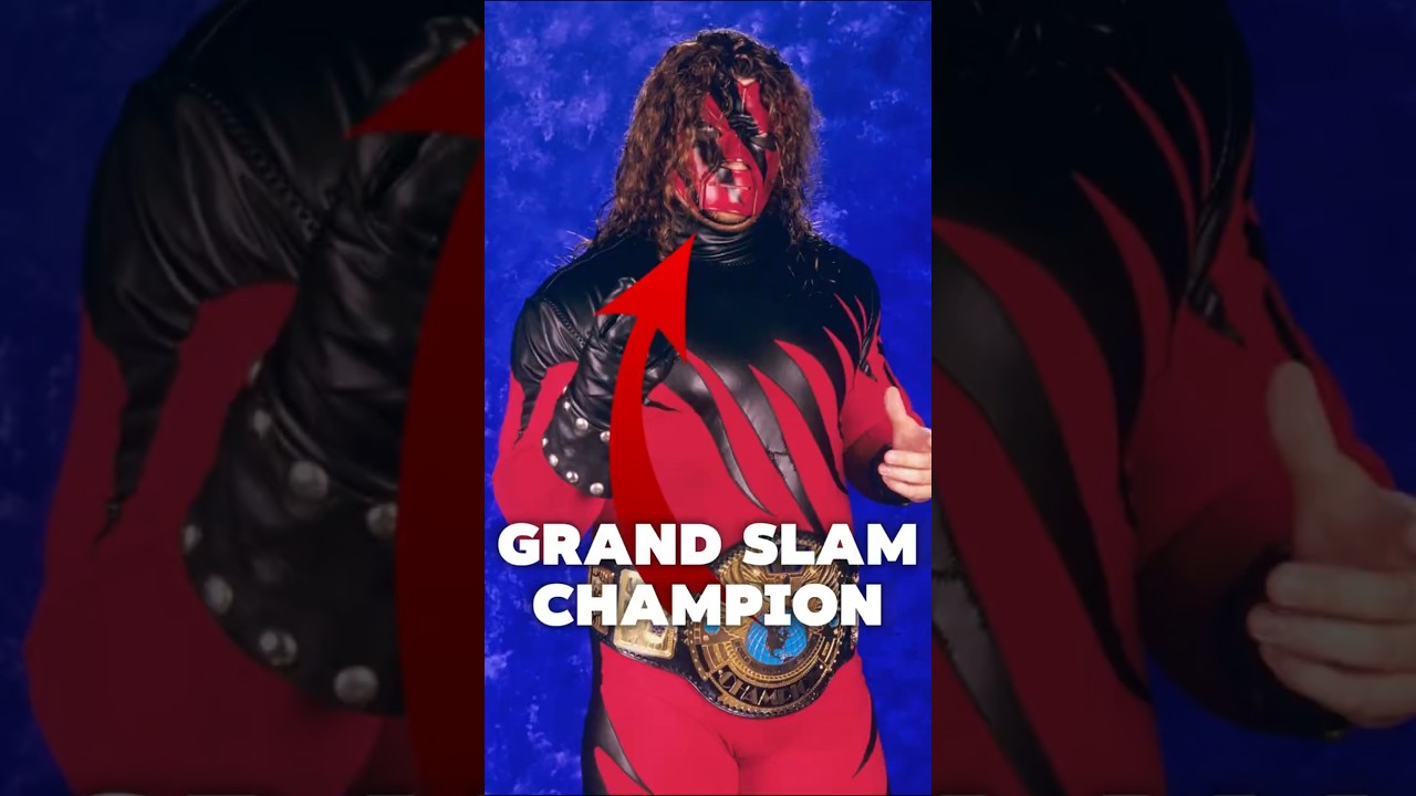How Kane became a Grand Slam Champion #wwe #wrestling #shorts
