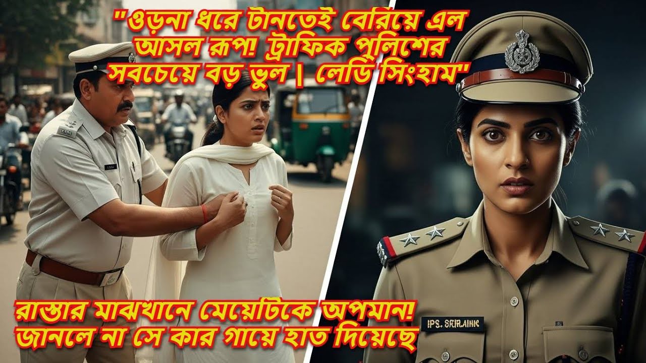 রাস্তার মাঝখানে মেয়েটিকে অপমান! ট্রাফিক পুলিশ জানেনা কার গায়ে হাত দিয়েছে #banglagolpo #viralstory