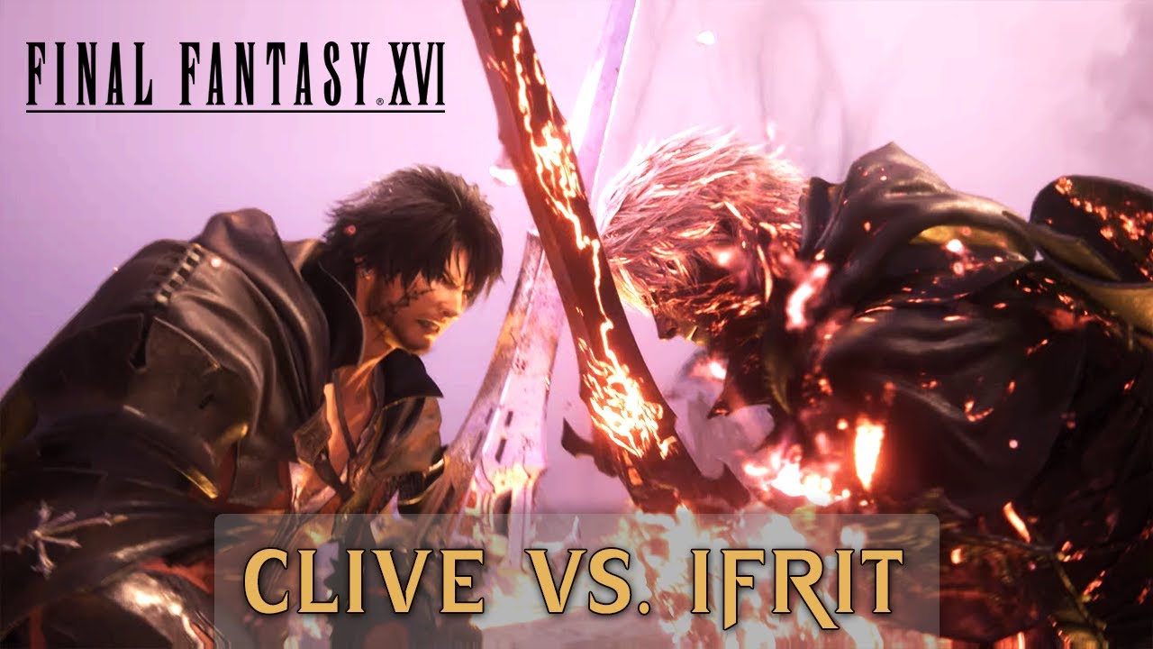 I AM IFRIT! Clive vs. Ifrit vs. Shadow FULL FIGHT FINAL FANTASY XVI