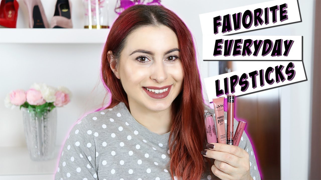 Αγαπημένα καθημερινά κραγιόν & Lip swatches | DoYouSpeakGossip?