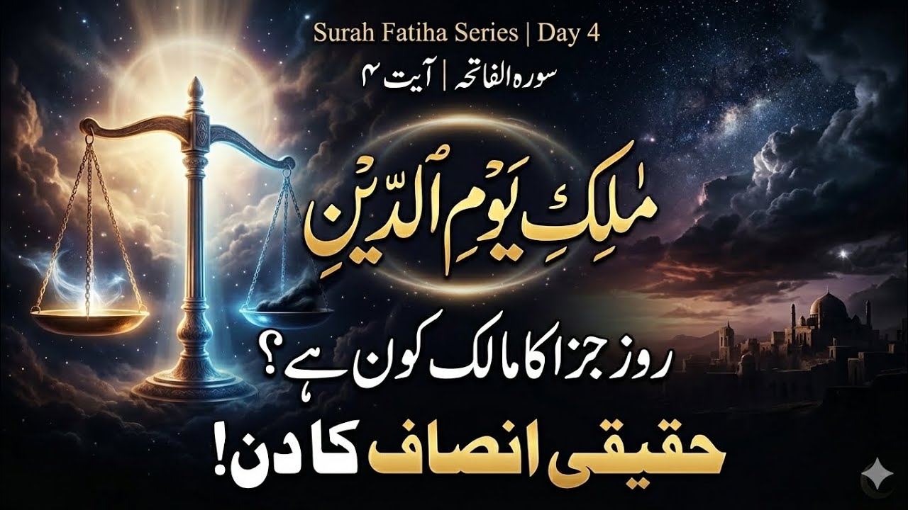 Insaaf Ka Wo Din Jab Badshah Bhi Faqeer Honge|Surha Al Fatiha ayat 4