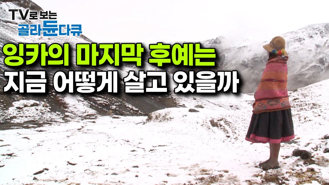 ‘16세기 모습과 똑같다’｜잉카의 마지막 후예를 찾아 떠난 120일간의 여정, 사라진 시간과 문명속 그들은 무얼하며 살아갈까｜다큐프라임｜#골라듄다큐