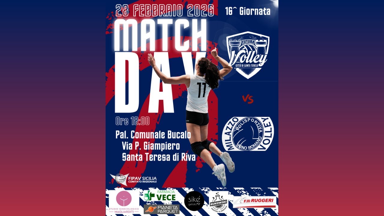 Serie C/f: Futura Volley Santa Teresa - Nino Romano Milazzo