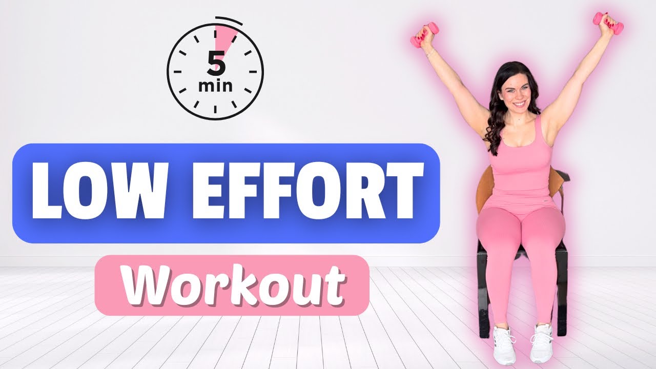 5 Min Seated Arm Workout For Low Energy Days 🪑 | Soft Fitness