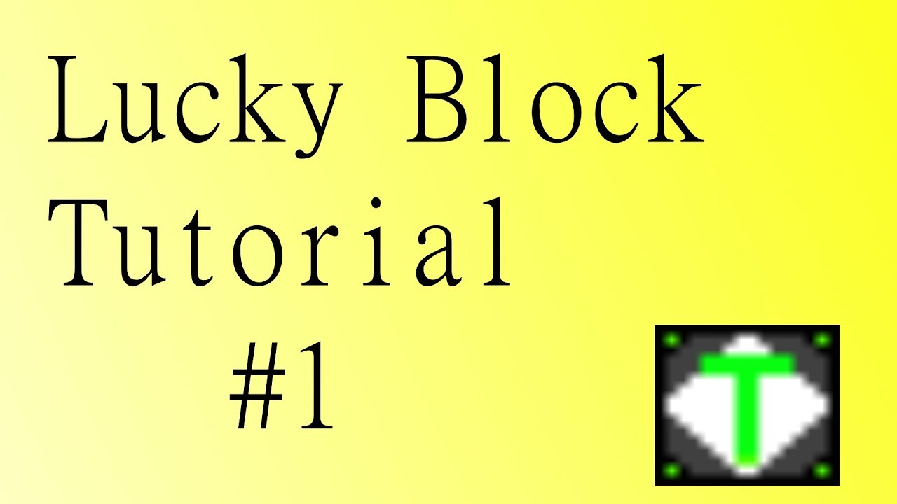 Wie mache ich meinen eigenen Lucky Block ? / Tutorial #1 /