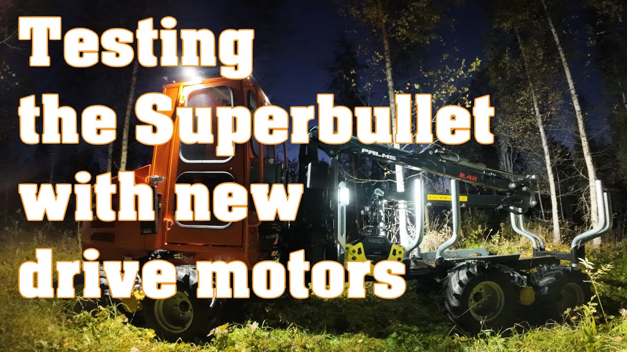 Testing the upgraded Superbullet in the forest (new drive motors)