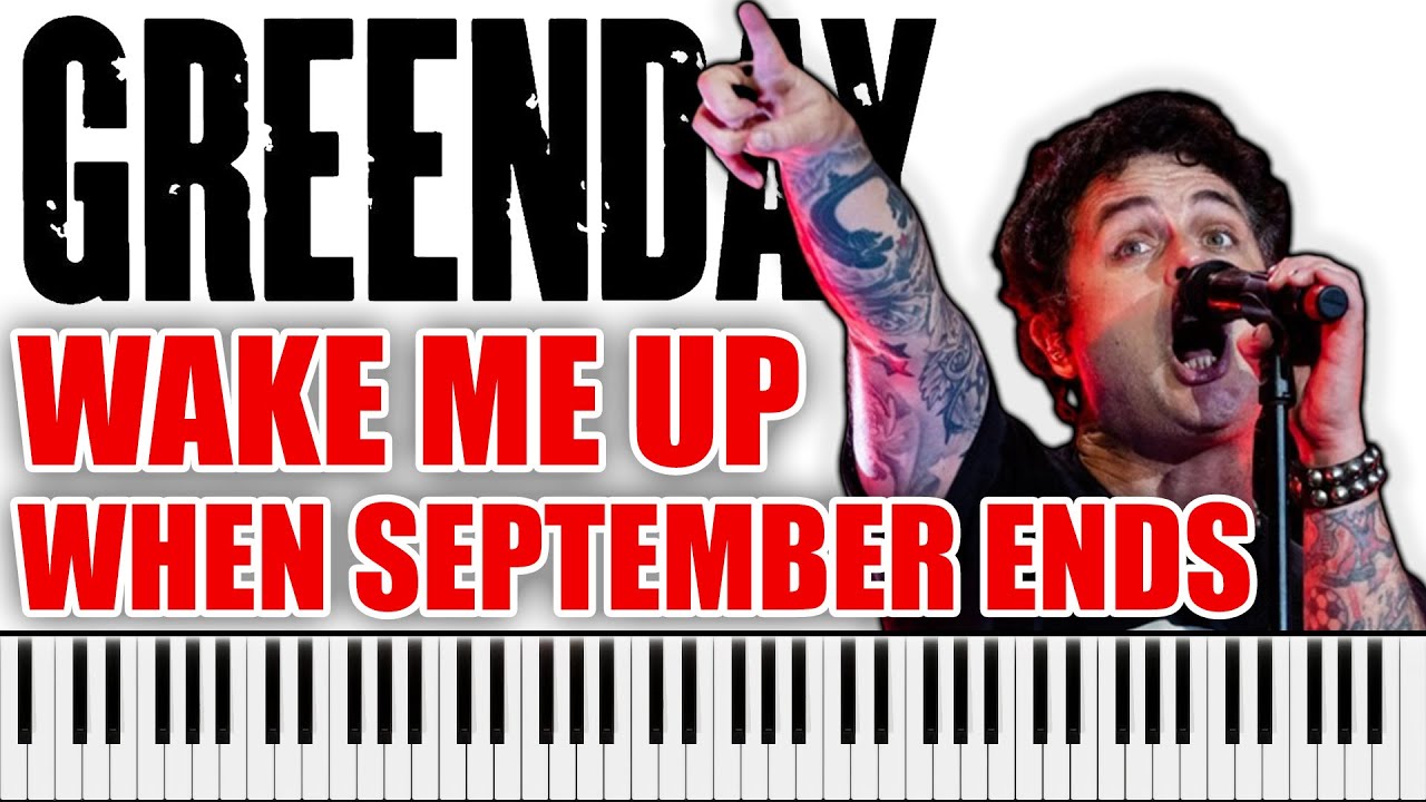 GREEN DAY - Wake Me Up When September Ends | PIANO COVER (Billie Joe Armstrong's vocals)