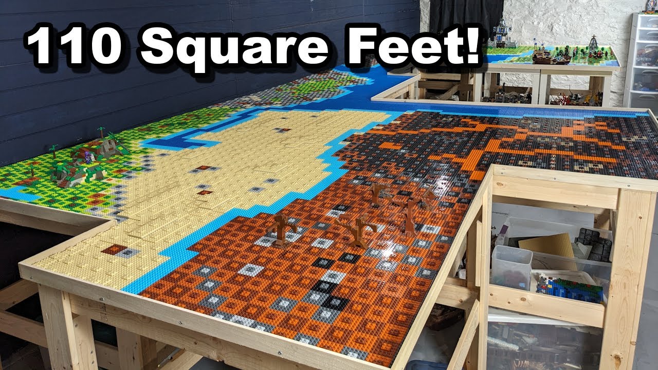 My 10,000 Piece LEGO Game Board