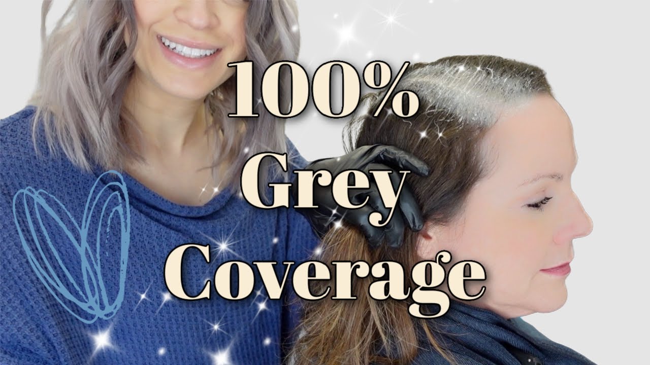 ROOT TOUCH UP TUTORIAL 100% GREY COVERAGE! //Wholy Hair