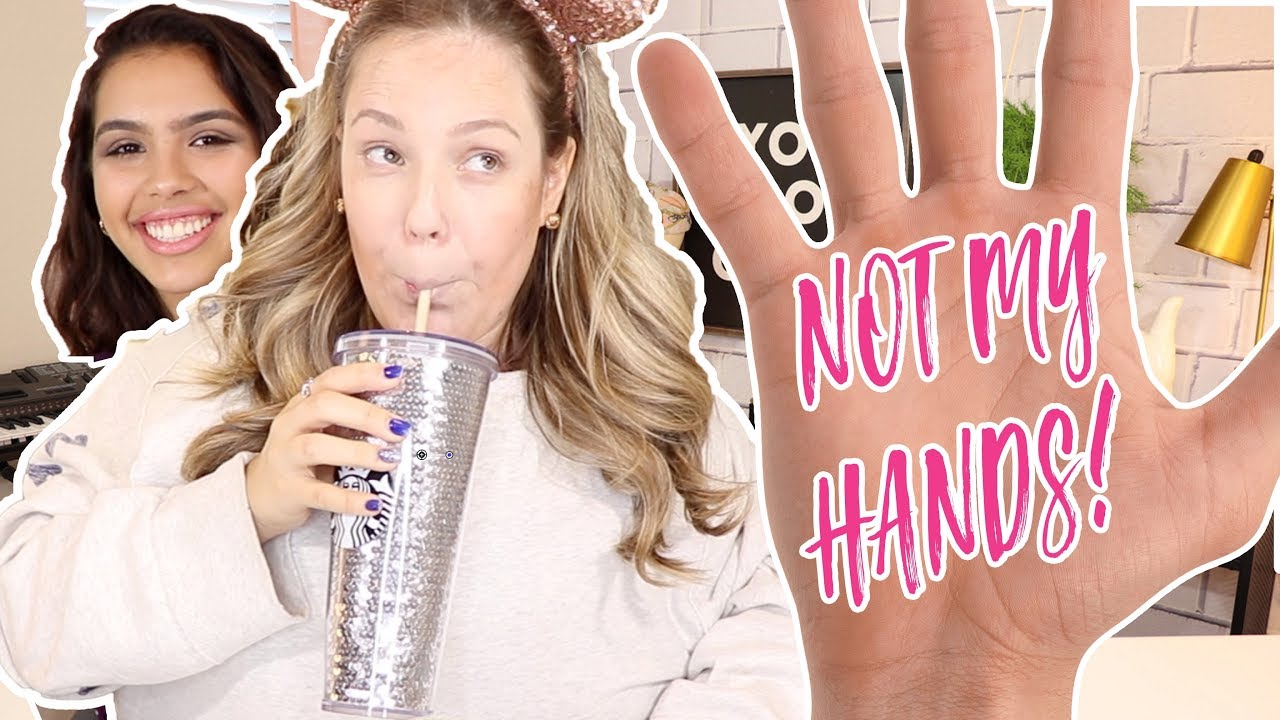 NOT MY HANDS MAKEUP CHALLENGE // WHISPER CHALLENGE || CRACKED PALETTE