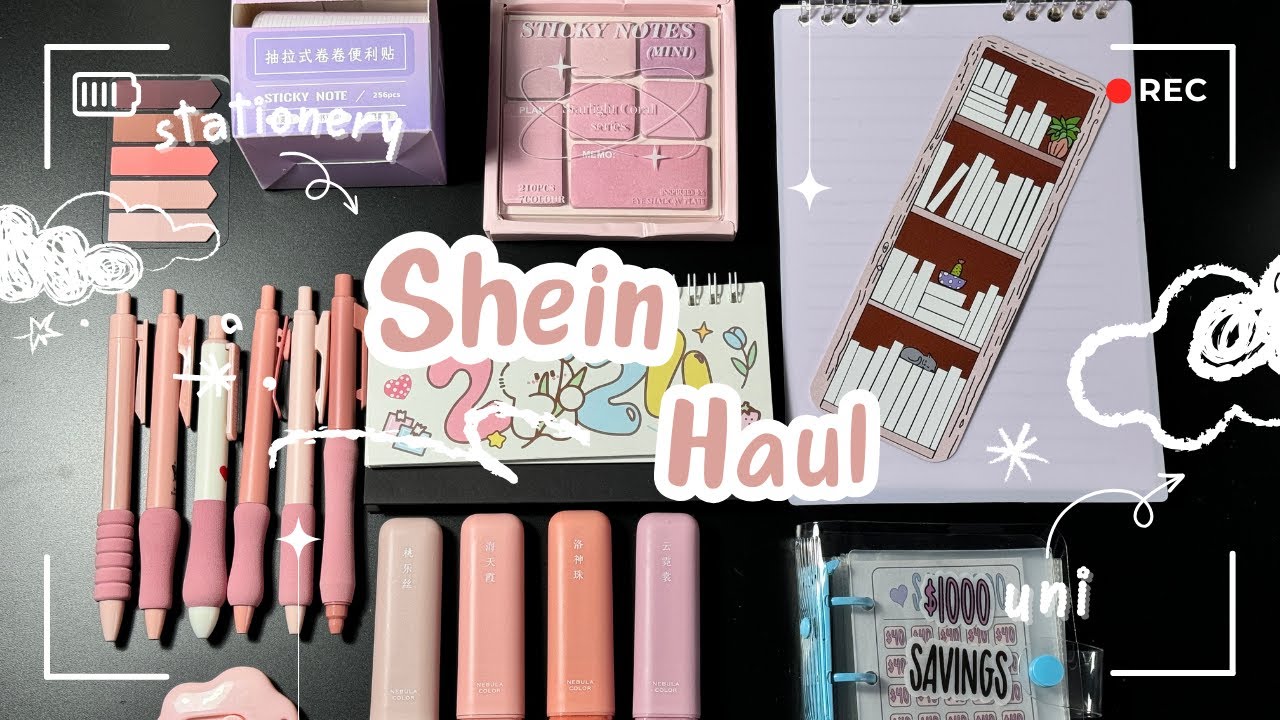 Back to School Shein Haul // Stationery Supplies✨🌿