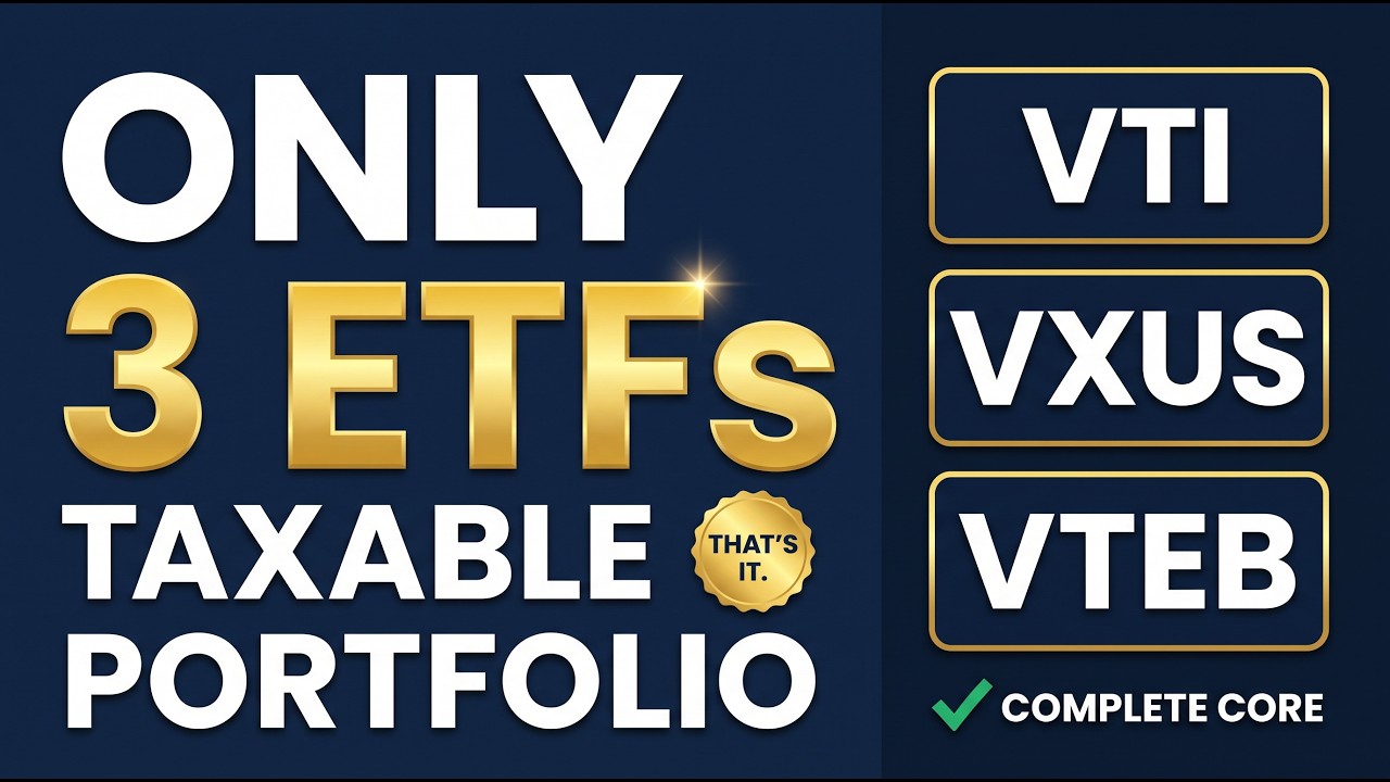 You Only Need 3 ETFs in Your Taxable Account
