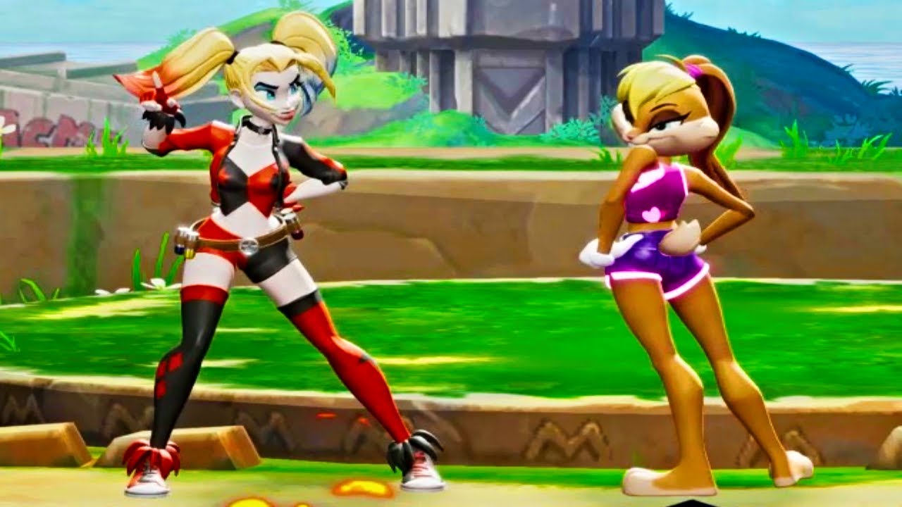 MultiVersus - Lola Bunny and Harley Quinn Unique Interactions HD