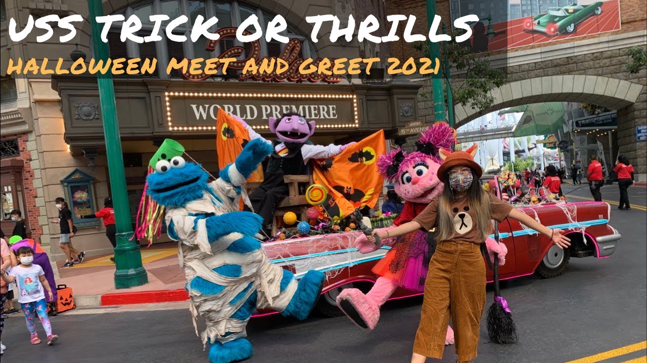 Universal Studios Singapore Trick Or Thrills Halloween Meet And Greet 2021 #TrickOrThrillatUSS #USS