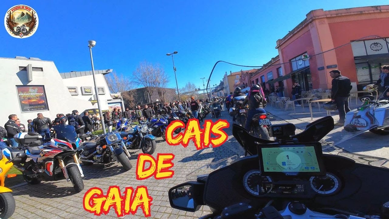 Milhares de Motos Invadem o Cais de Gaia – Encontro Épico de Motociclistas!