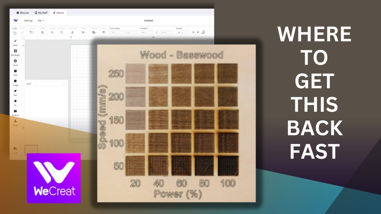 Create Material Test Array in WeCreat Makeit 2.0.8
