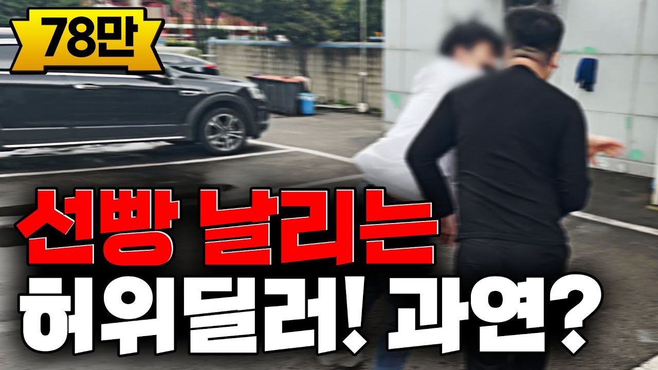 ※폭력주의※ 폭력까지 일삼는 허위딜러를 만났습니다...[차나두의 허위딜러잡기!]