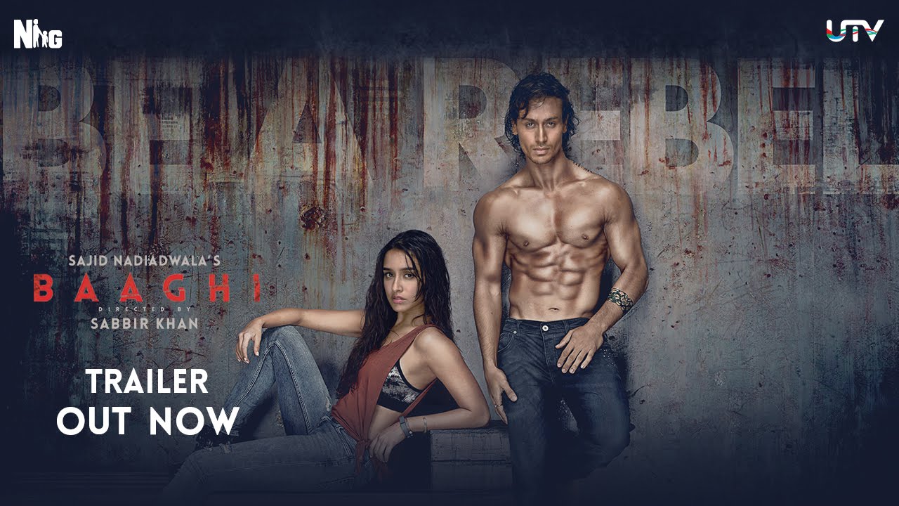 Baaghi Official Trailer | Tiger Shroff and Shraddha Kapoor | Sajid Nadiadwala | Sabbir Khan