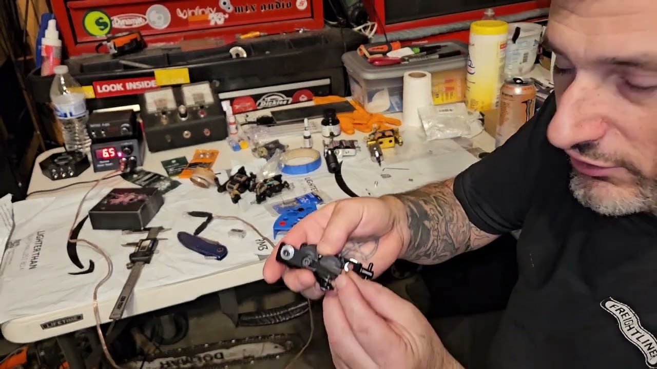 How to assemble coil tattoo machine