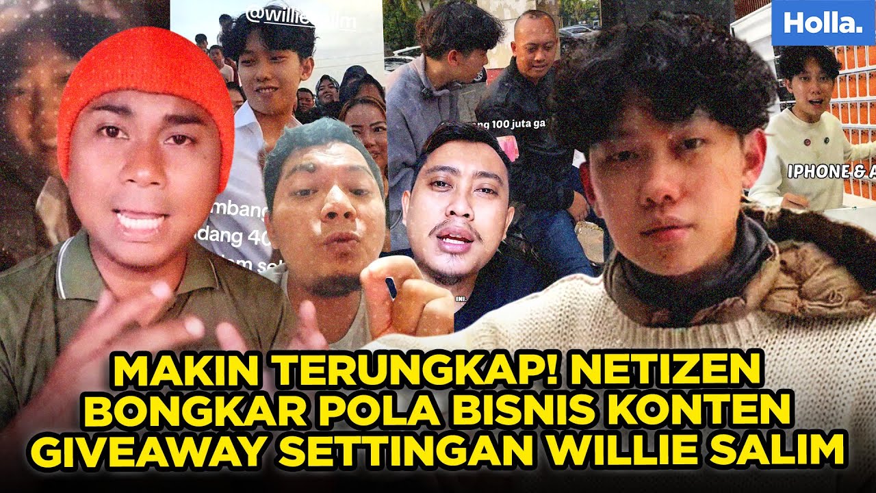 MAKIN TERUNGKAP! NETIZEN BONGKAR POLA BISNIS KONTEN GIVEAWAY SETTINGAN WILLIE SALIM