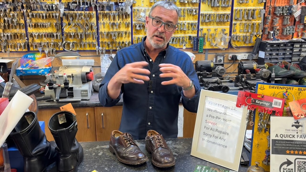 Transforming Tired Hoggs of Fife Brogue | Before & After Shoe Repair | Commando Rebuild