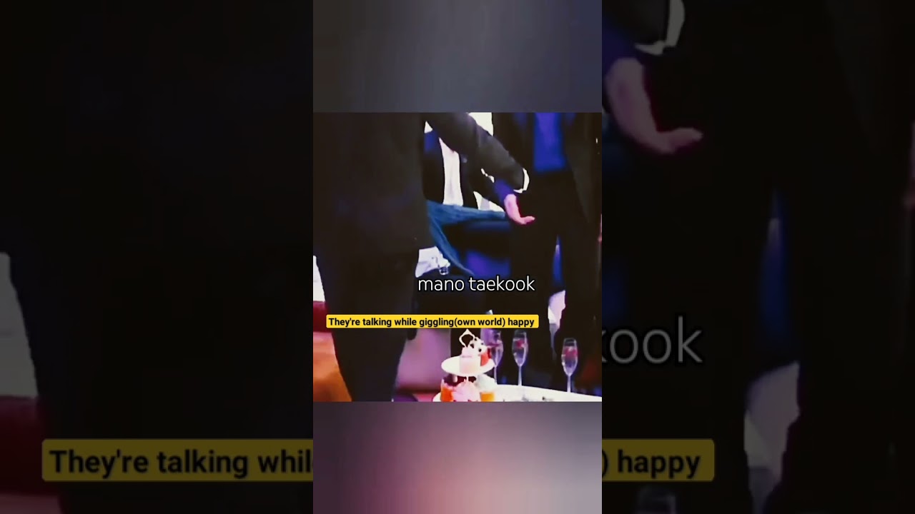 Taekook in their own world(behind cam🎥)but when camera on them the real happiness gone🥲😑#taekook#bts