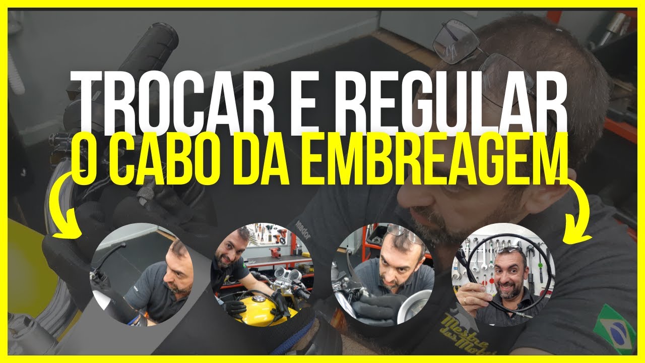 Como trocar e regular o cabo da embreagem da moto | Dica do Mestre