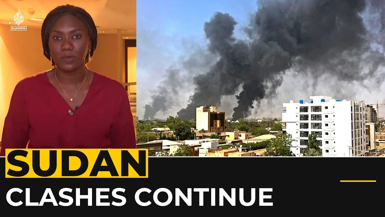 Fighting continues in Sudan hours after ceasefire was to begin