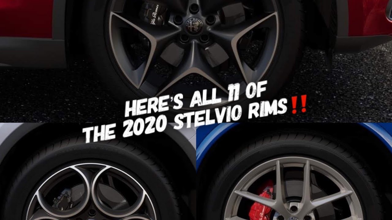 Here Are The NEW 2020 Alfa Romeo Stelvio Wheel Options ON CAR!