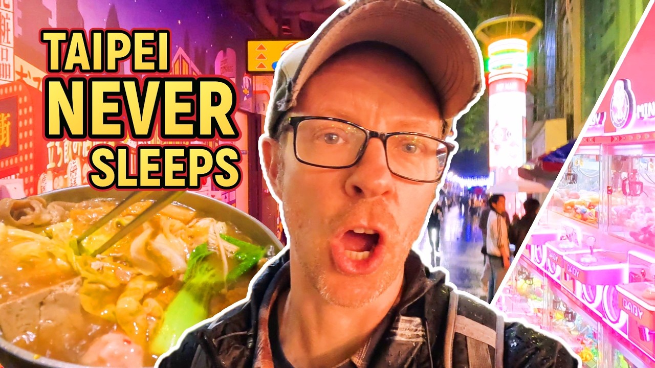 I Stayed Up ALL NIGHT in Taipei 🫩 🇹🇼 (So You Don't Have To)