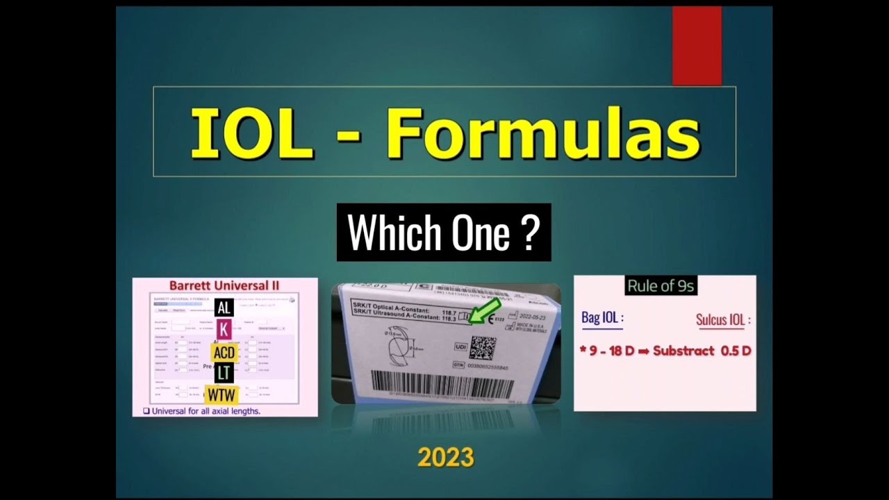 IOL Power Calculation Formulas (#30) :
