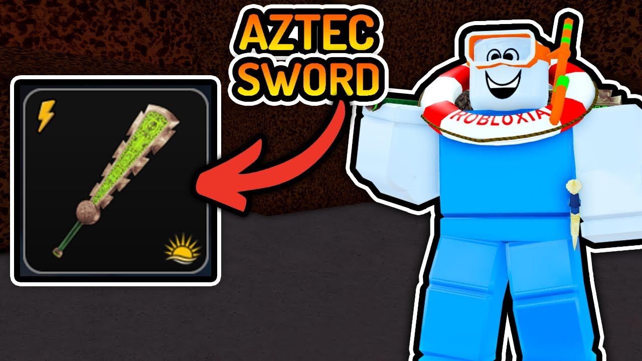 SHOWCASING The AZTEC SWORD In Roblox FLAG WARS!