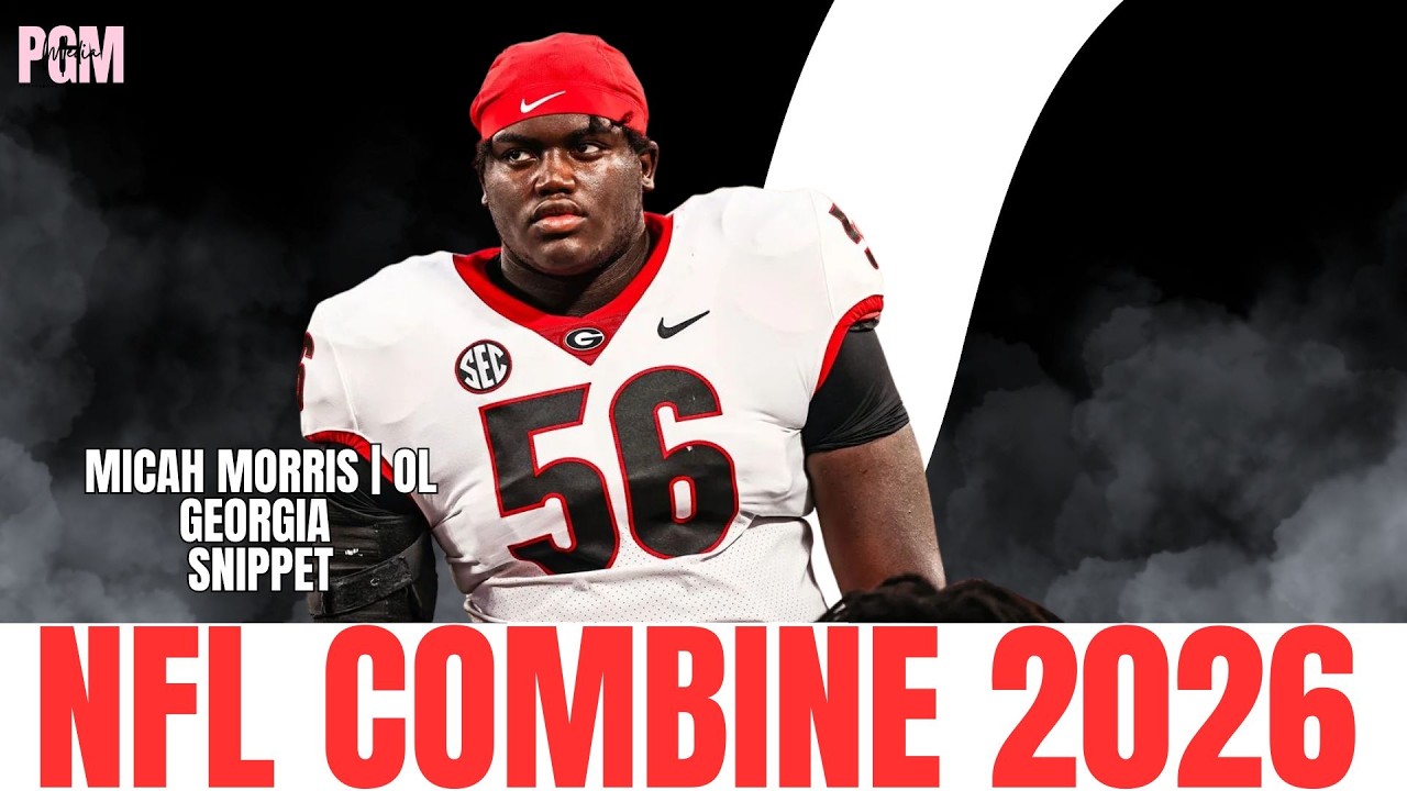 Georgia's NEXT NFL Star? Micah Morris Speaks at the 2026 NFL Combine | UGA OL Interview