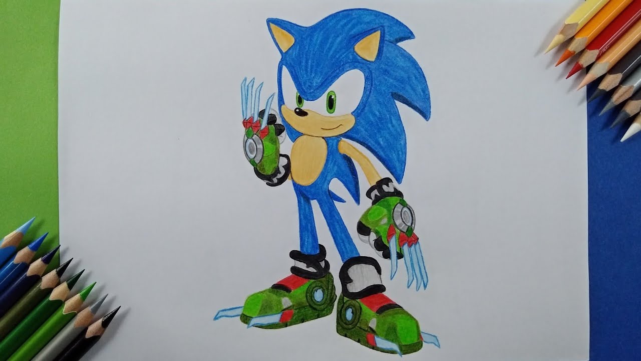 Dibujando a Sonic Bosque Laberinto | Sonic Forces: Speed Battle | Drawing Sonic Forest Maze