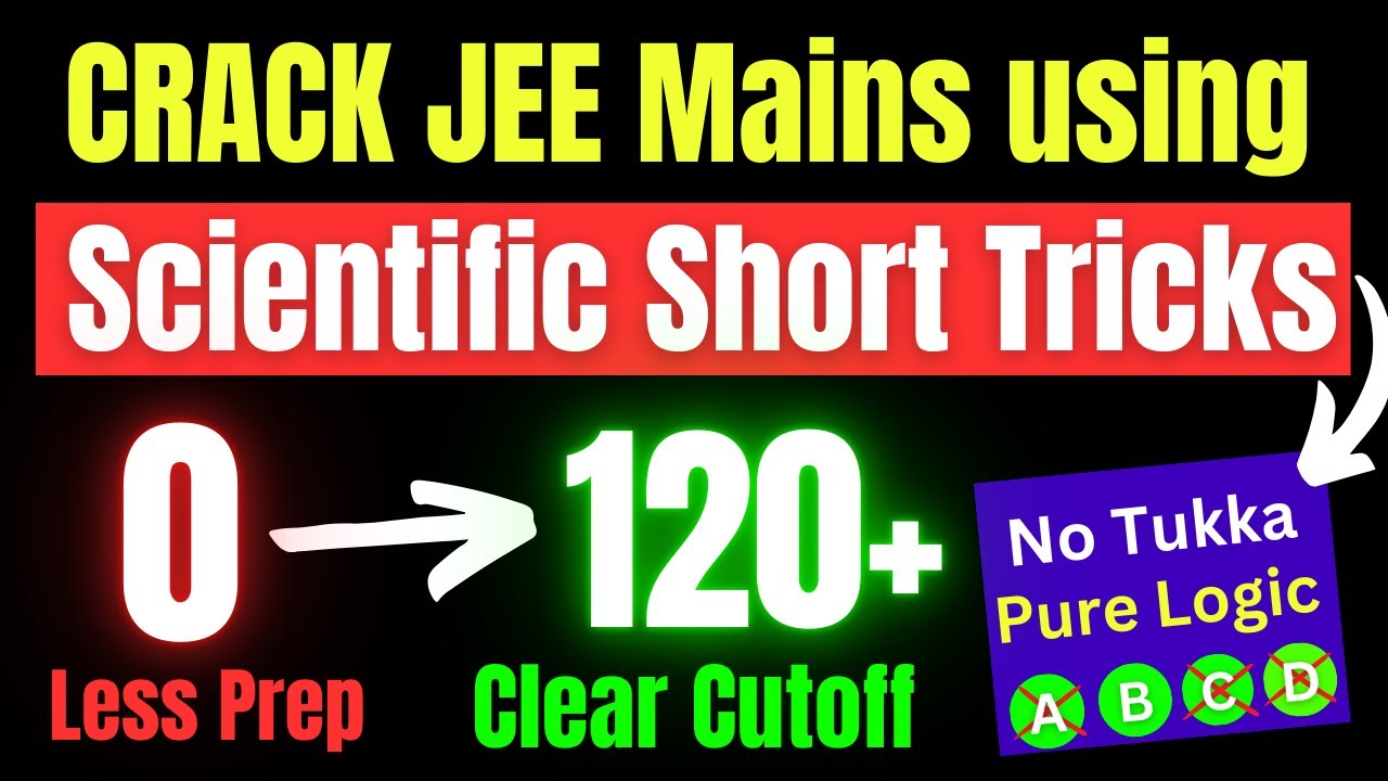 JEE Mains 2025 Best Short Tricks  (Part-2)🔥Clear JEE Mains 1st attempt Cutoff❤️ Last minute JEE tips