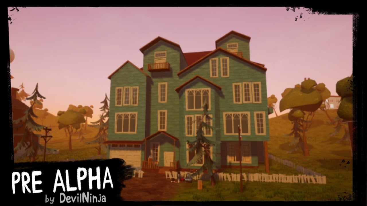 HELLO NEIGHBOR MOD KIT - PRE ALPHA REBORN DEVILNINJA EDITION