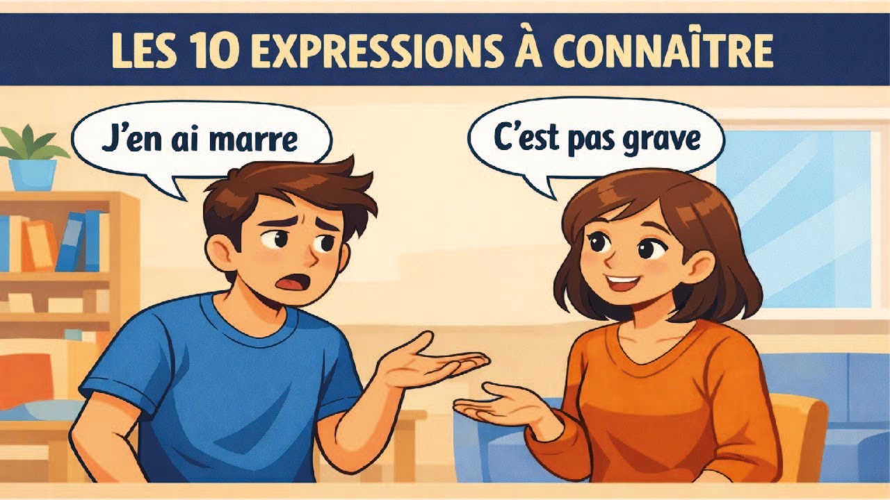 Parler français comme un natif 🇫🇷 | 10 expressions du quotidien expliquées