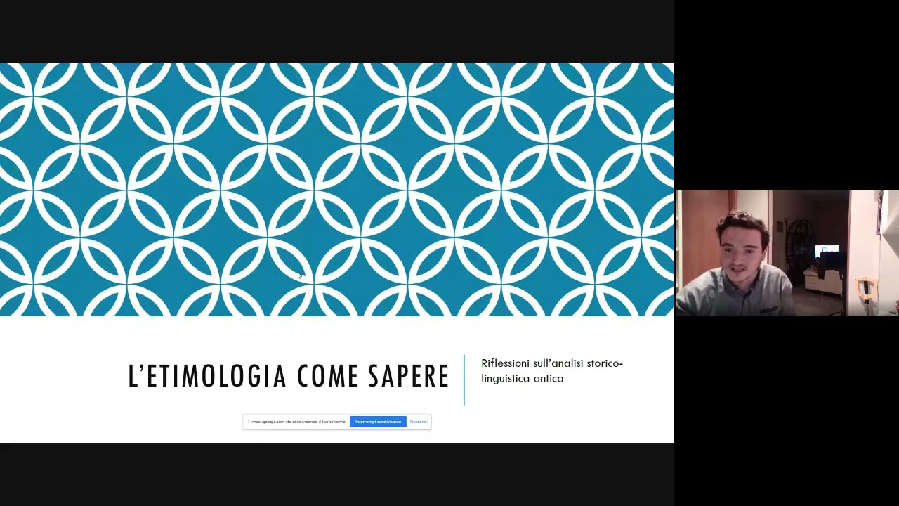 L' etimologia come sapere - Conferenza di Andrea Pizzotti - Como, 14 maggio 2021