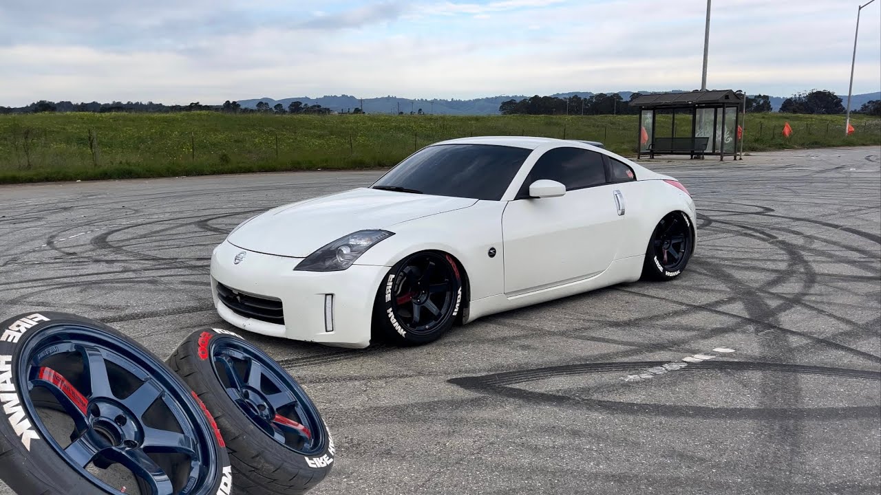Мой 350z сильно нагревается! Диски TE37 | Тестирую их!!