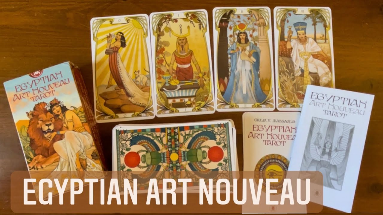 Egyptian Art Nouveau Tarot | ⭐️New Release⭐️| Full Flip Through