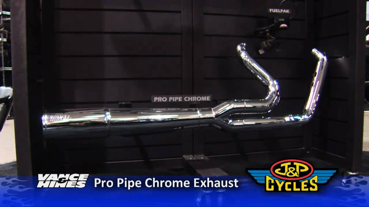 Pro Pipe Chrome 2-into-1 Exhaust from Vance & Hines - Available at J&P Cycles