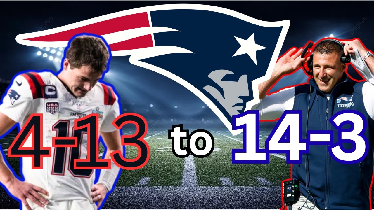 The Patriots just showed us how to turn things around in one season in the NFL