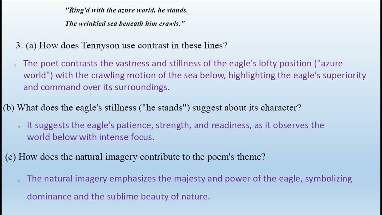 The Eagle by Alfred Lord Tennyson